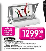 Fellowes Star 150 Comb Binder-Each