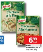 Knorr Cook-in-Sauce Assorted-48g Each