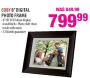 Coby 8" Digital Photo Frame