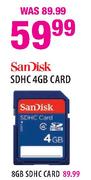 Sandisk SDHC Card-4GB