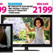 Telefunken 26" FHD LED TV(TLED-26FHDP)