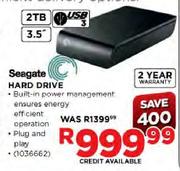 Seagate 2TB Hard Drive
