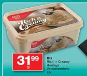 Ola Rich 'N Creamy Roomys Verskeidenheid-2L Elk
