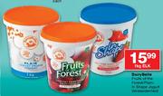 Dairy Belle Fruits Of The Forest/Plain/In Shape Jogurt Verskeidenheid-1kg Elk