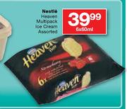 Nestle Heaven Multipack Ice Cream Assorted-6x60ml