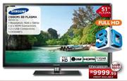 Samsung (130cm) 3D Plasma-51" (51D550 3D)