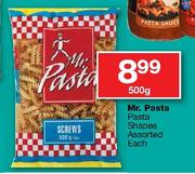 Mr.Pasta Pasta Shapes Assorted-500gm Each