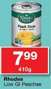 Rhodes Low GI Peaches