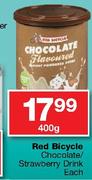 Red Bicycle Chocolate/Strawberry Drink-400gm Each