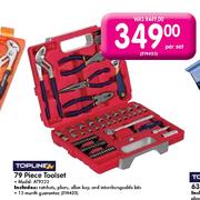 Topline 79 Piece Toolset-Per Set