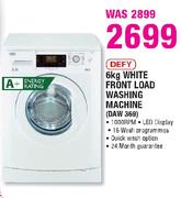 Defy White Front Load Washing Machine-6kg(DAW369)
