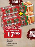 Bakers Eet-Sum-Mor Biscuits-2 x 200g