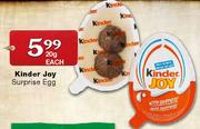 Kinder Joy Surprise Egg-20g each