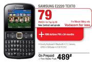 Samsung E2220 Texto