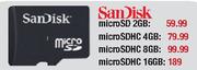 SanDisk microSD-2GB