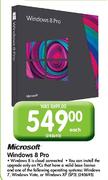 Microsoft Windows 8 Pro