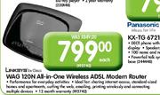 Linksys by Cisco WAG 120N All-in-One Wireless ADSL Modem Router