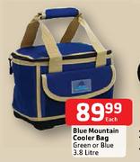 Blue Mountain Cooler Bag Green or Blue-3.8L Each