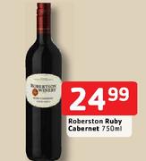 Roberston Ruby Cabernet-750ml