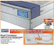 Royal Connoiseur Pamper Top Do-Not-Turn Queen Bedset