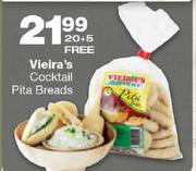 Vieira's Cocktail Pita Breads-20 + 5 Free