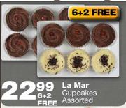 La Mar Cupcakes Assorted 6 + 2 Free