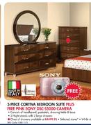 5 Piece Cortiva Bedroom Suite