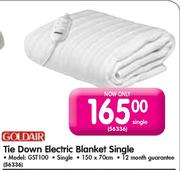 Goldair Tie Down Electric Blanket Single (GST100)