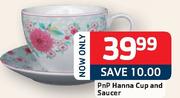 Pnp Hanna Cup And Saucer-Each
