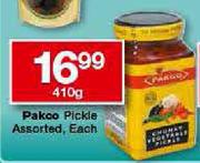 Pakoo Pickle Assorted-410g Each