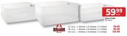 Big Jim Clear Crate-46 ltr Each
