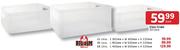 Big Jim Clear Crate-68 ltr Each