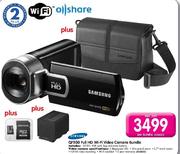 Samsung QF300 Full HD WiFi Video Camera Bundle