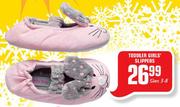 Toodler Sizes 3-8 Girls Slippers