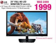 LG 24" Full HD LED Monitor/TV(M2431D)-Each