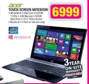 Acer Touch Screen Notebook(E1-571)-Each