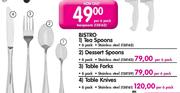 Bistro 6 Pack Tea Spoons