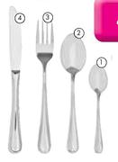 Bistro 6 Pack Dessert Spoons