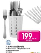 48 Piece Flatware-Per Set