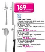 Dinner Knives 36 Pack