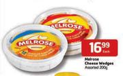 Melrose Cheese Wedges Assorted-200g Each