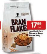 Heartland Corn Flakes Or Bran Flakes-500g Each
