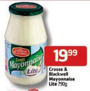Crosse & Blackwell Mayonnaise Lite-790g