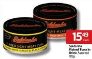 Saldanha Flaked Tuna In Brine 185Gm-Each