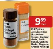 PnP Spices-100Ml Each