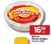 Melrose Cheese Wedges Assorted-200gm