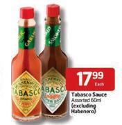Tabasco Sauces-60ml Each