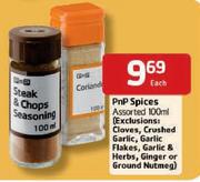 PnP Spices Assorted-100ml Each