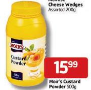 Moir's Custard Powder-500gm Each