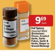 PnP Spices Assorted -100ml Eachh